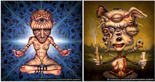 Illustration for article titled Naoto Hattori's Beautiful, Naked Aliens (NSFW)